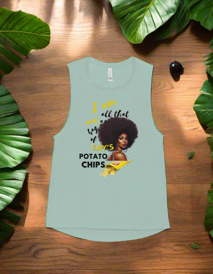 I Am All That Ladies’ Muscle Tank