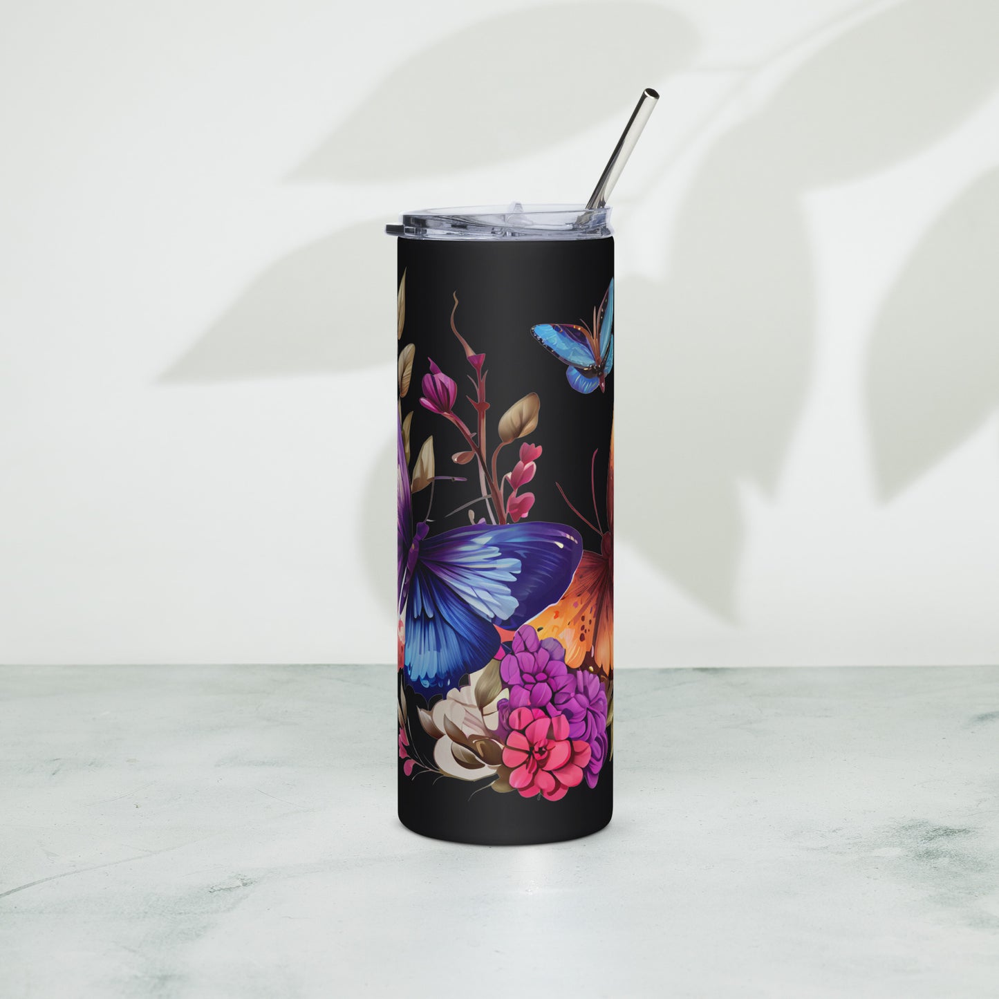 Butterfly Stainless steel tumbler