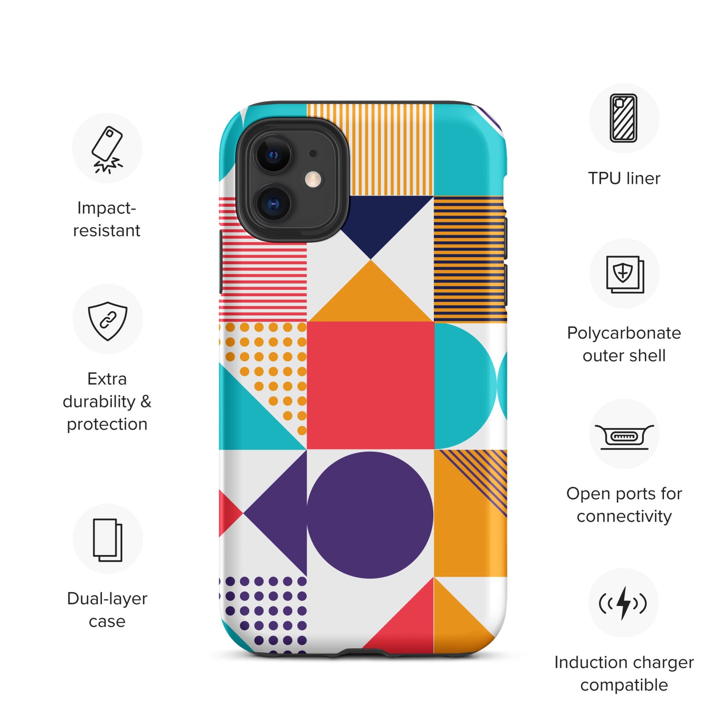 Color Cascade Tough Case for iPhone®