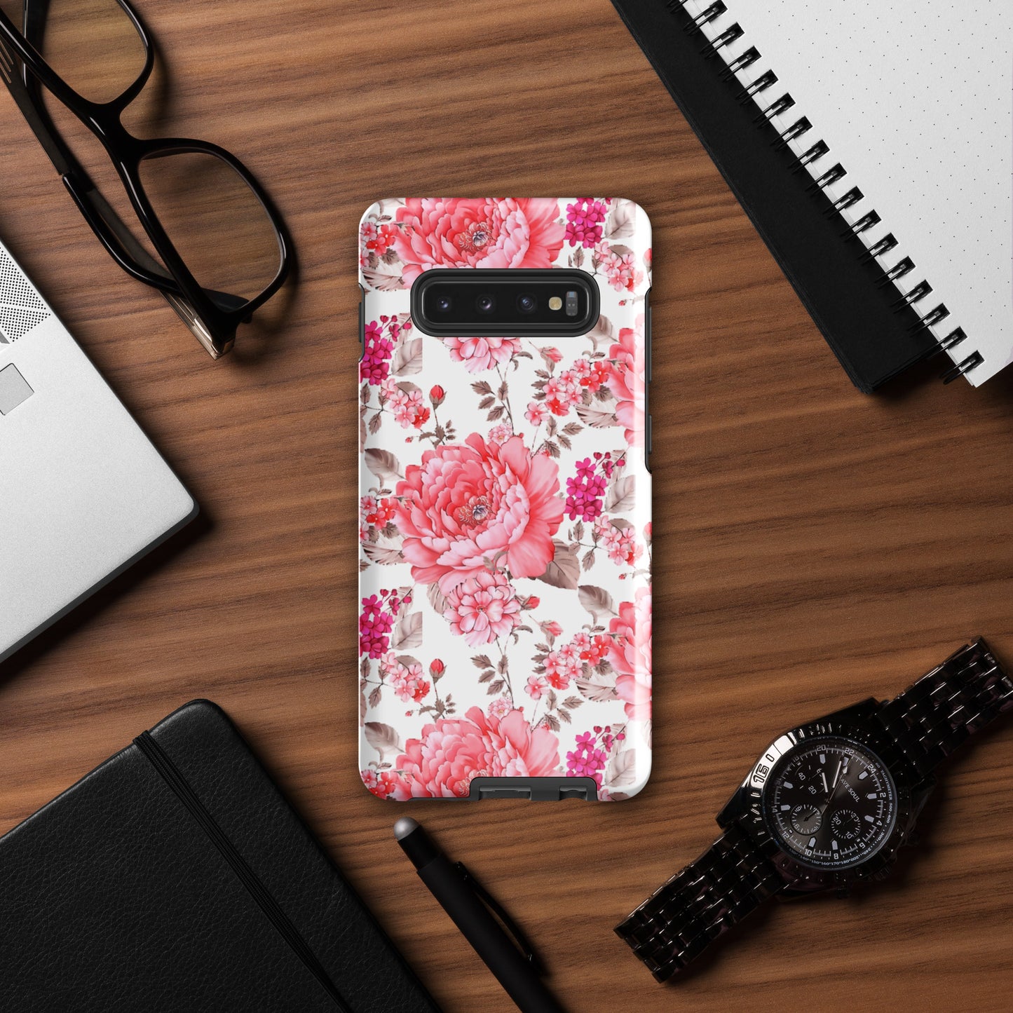 Pink Flowers Tough case for Samsung®