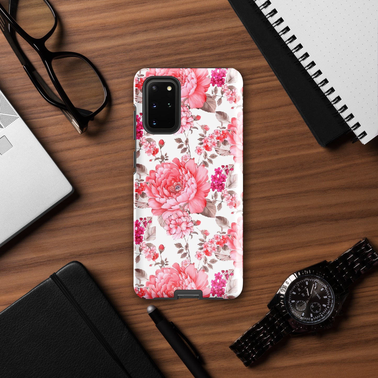 Pink Flowers Tough case for Samsung®