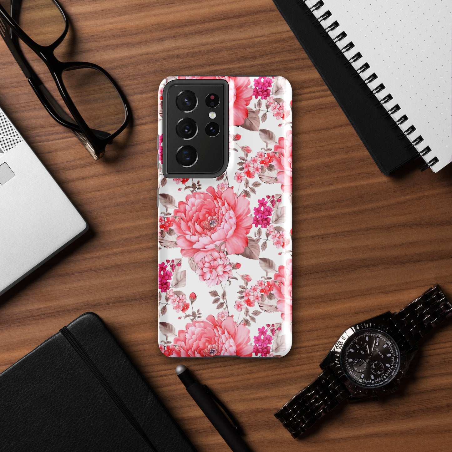 Pink Flowers Tough case for Samsung®