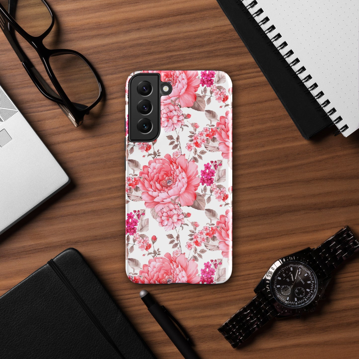 Pink Flowers Tough case for Samsung®