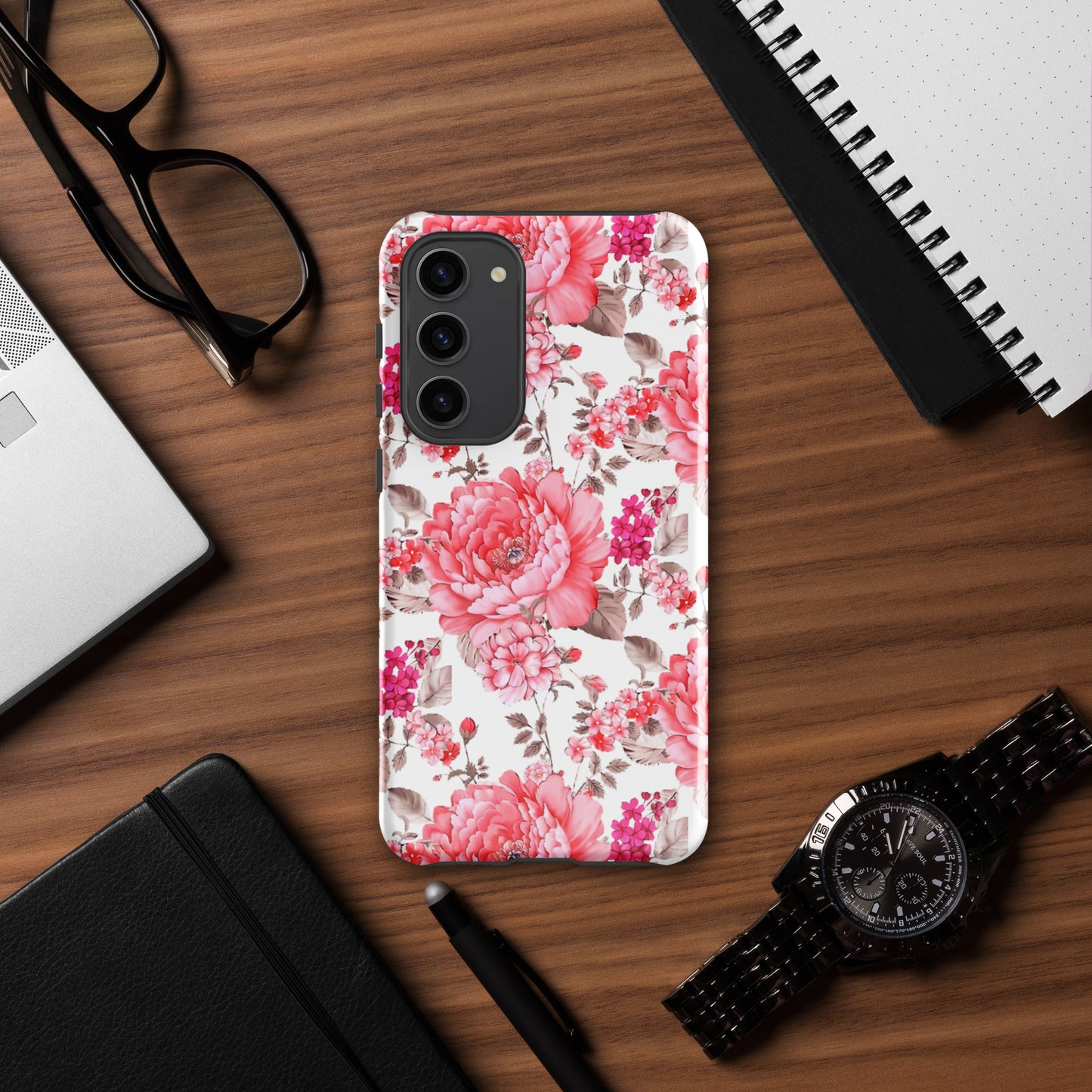 Pink Flowers Tough case for Samsung®