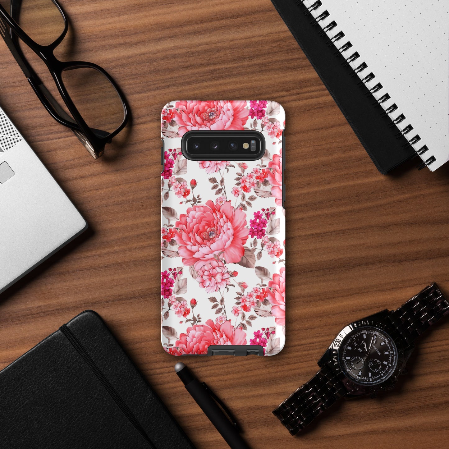 Pink Flowers Tough case for Samsung®