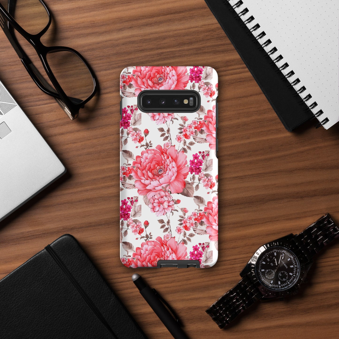 Pink Flowers Tough case for Samsung®