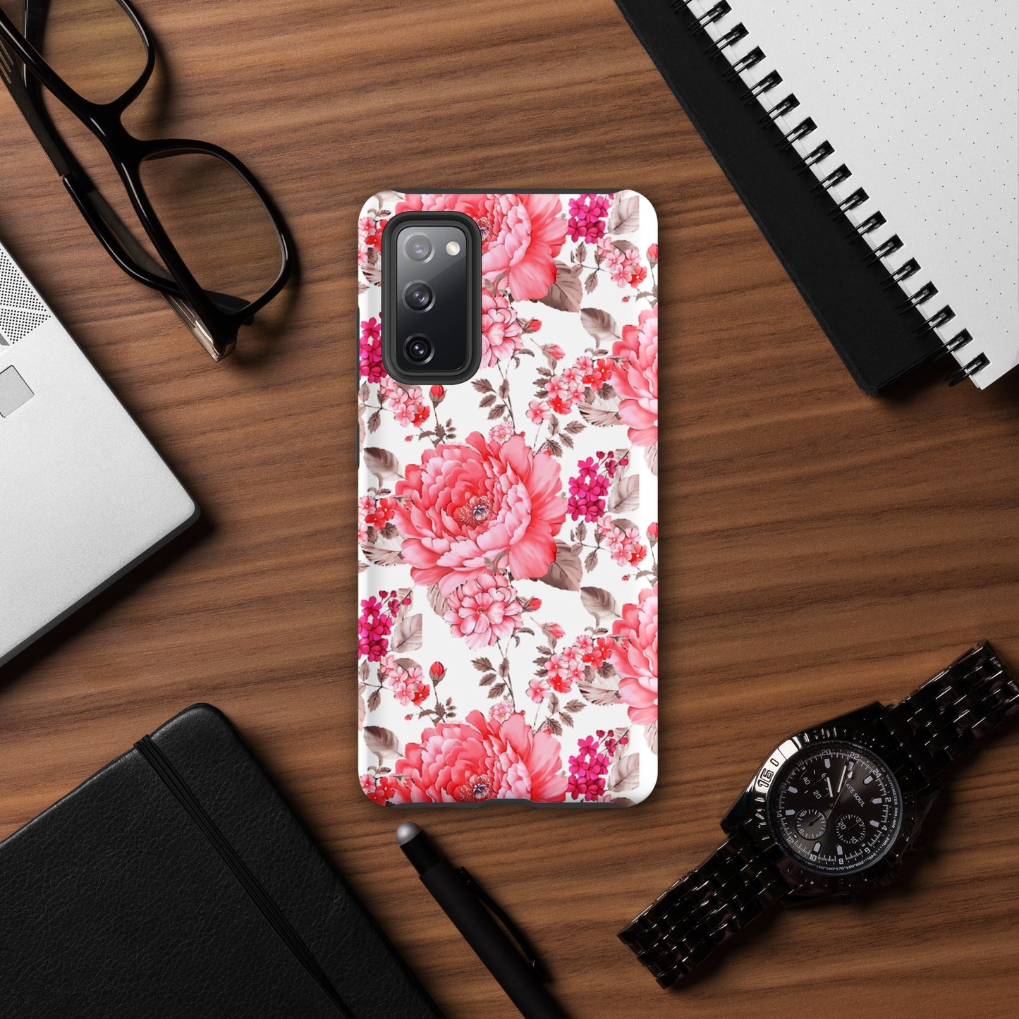 Pink Flowers Tough case for Samsung®