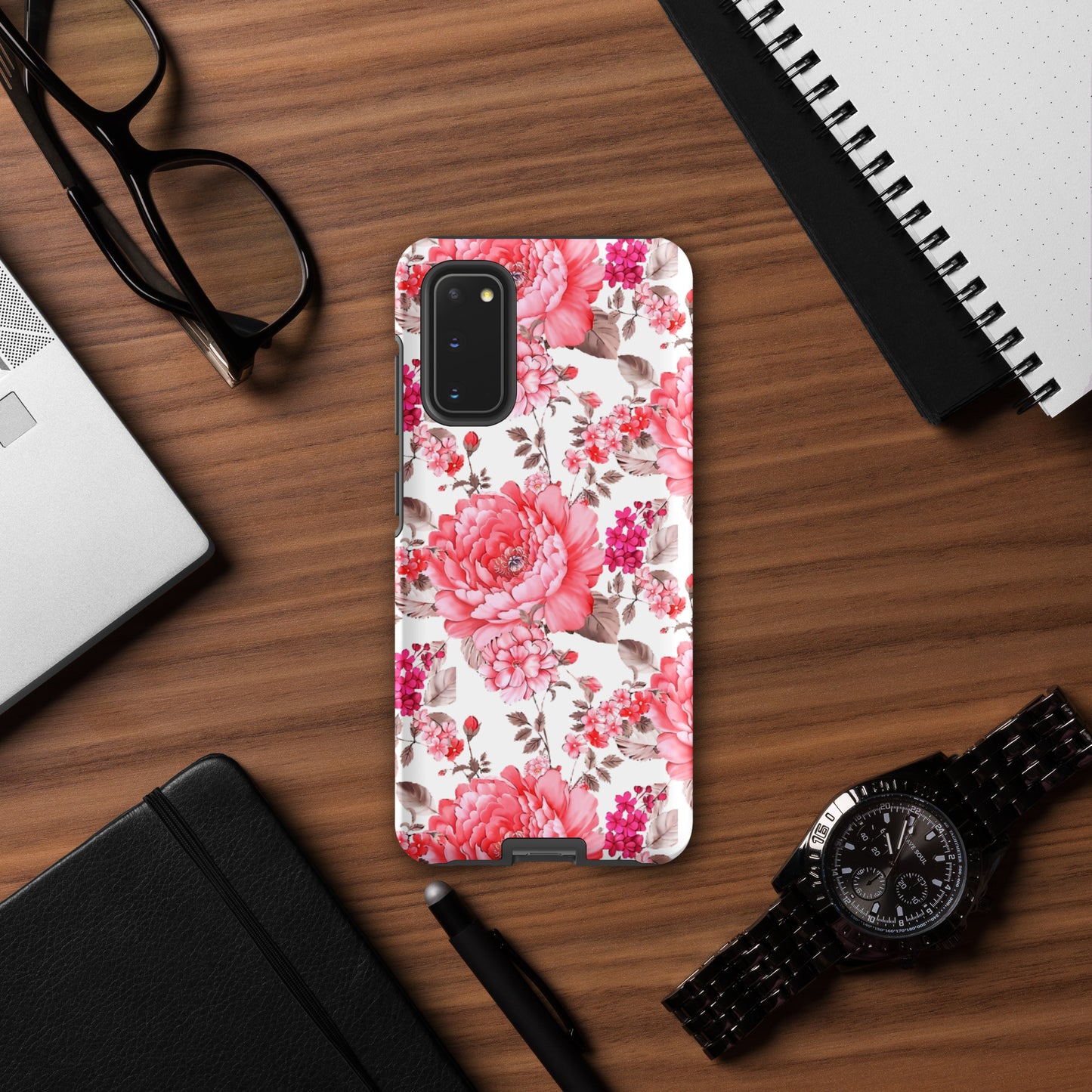 Pink Flowers Tough case for Samsung®