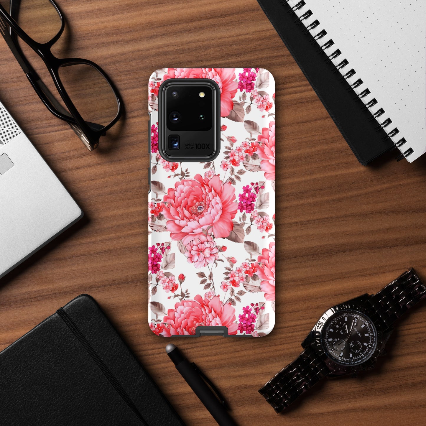Pink Flowers Tough case for Samsung®