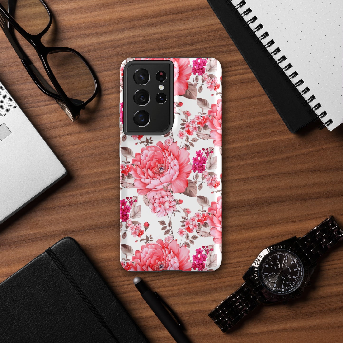 Pink Flowers Tough case for Samsung®