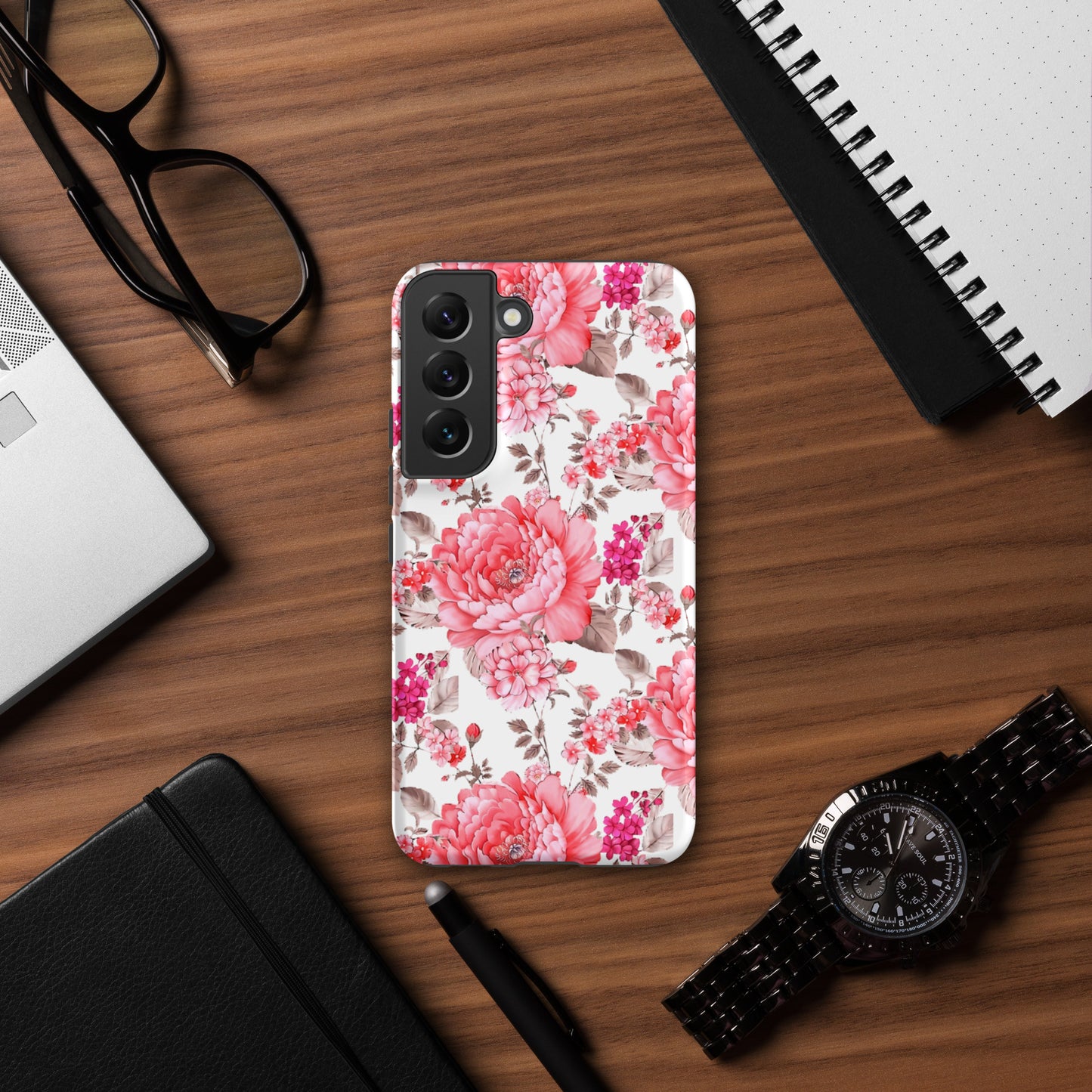 Pink Flowers Tough case for Samsung®