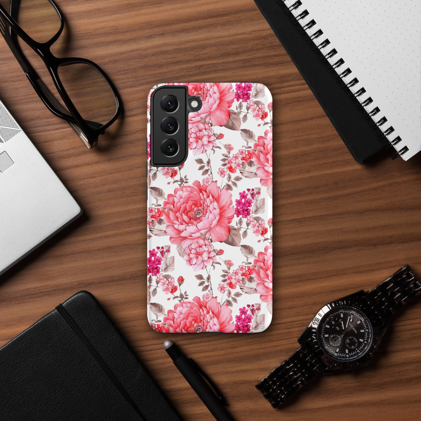 Pink Flowers Tough case for Samsung®