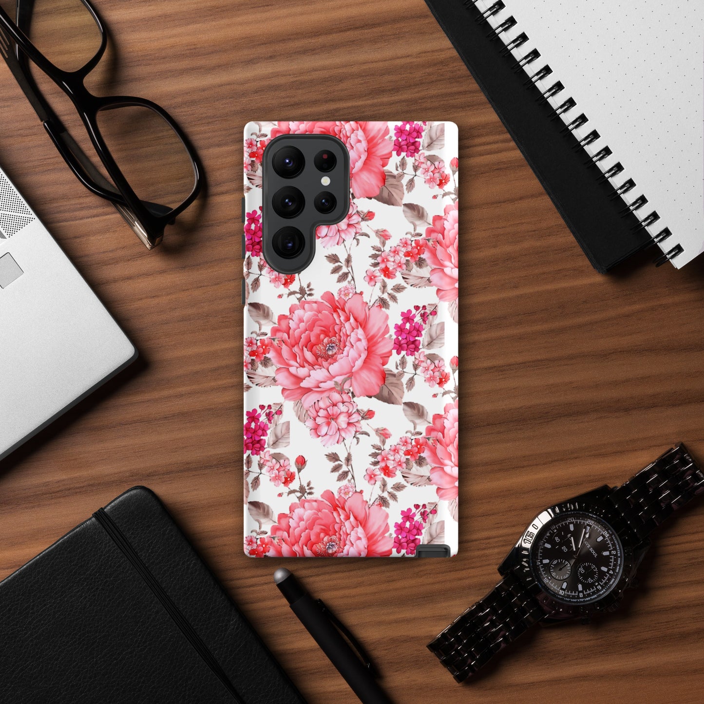 Pink Flowers Tough case for Samsung®