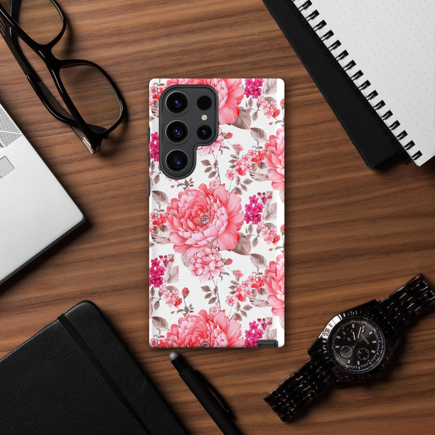 Pink Flowers Tough case for Samsung®