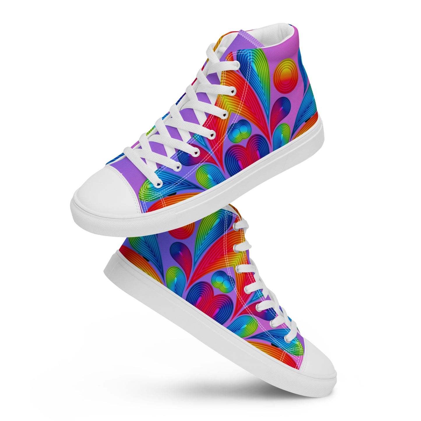 Color Me Women’s high top canvas shoes