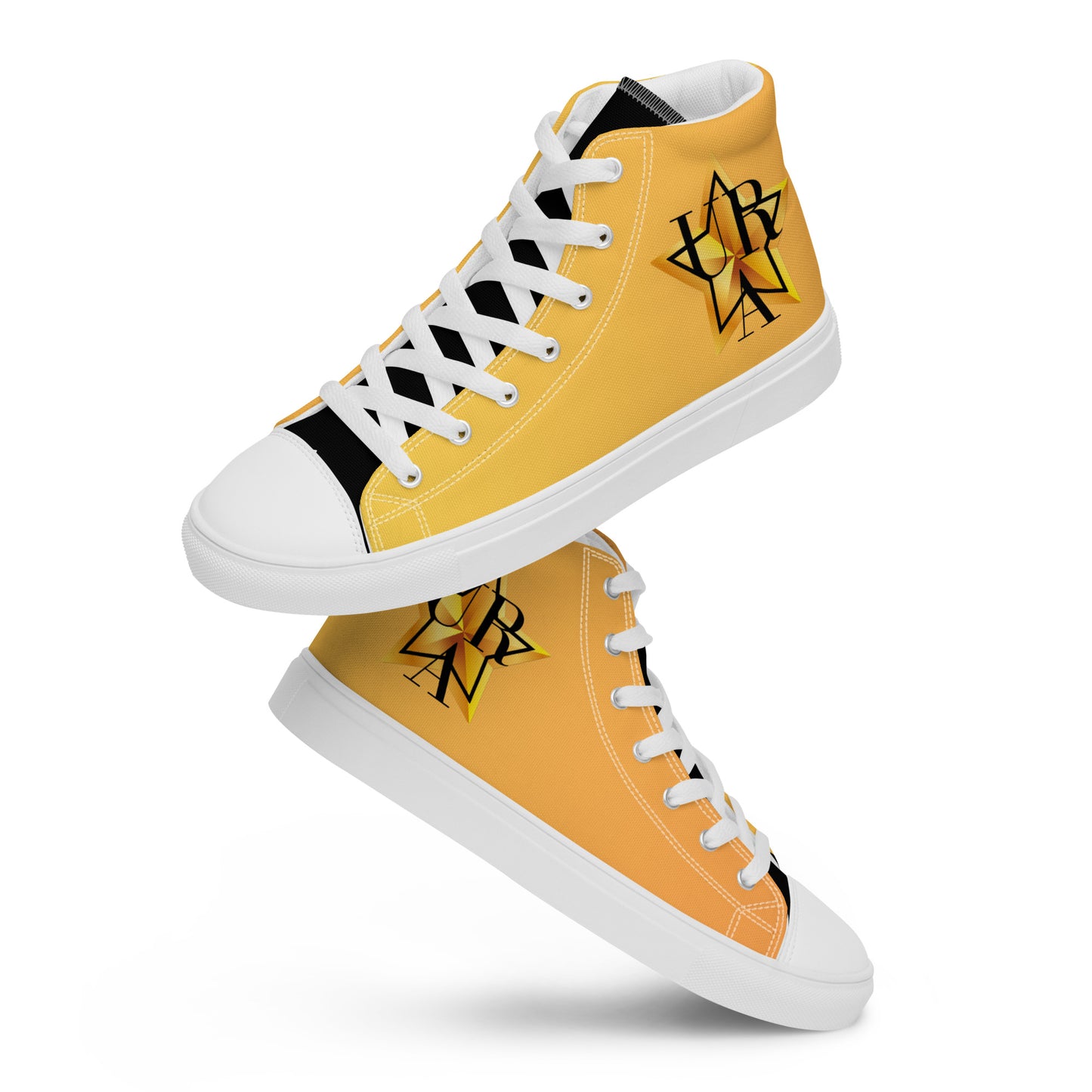 U R A Star Women’s high top canvas shoes