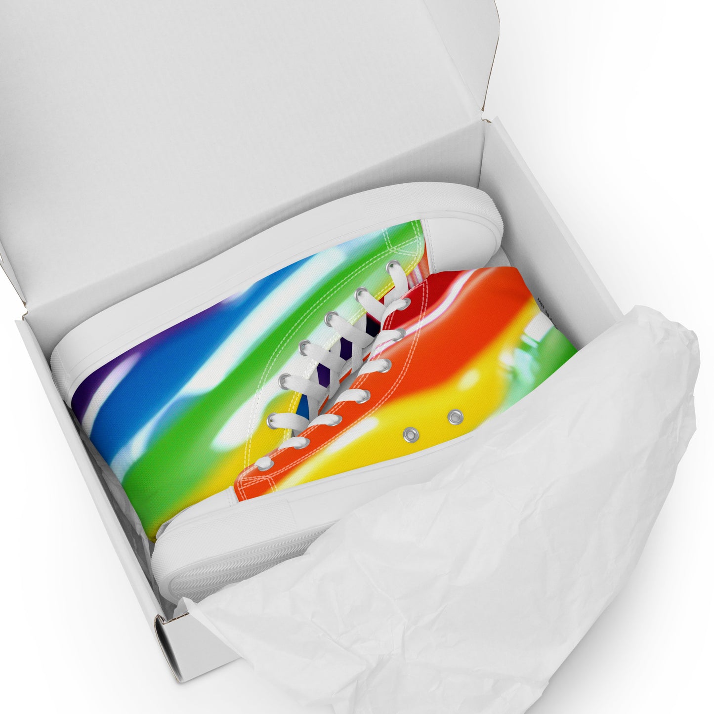 Multicolor Women’s high top canvas shoes