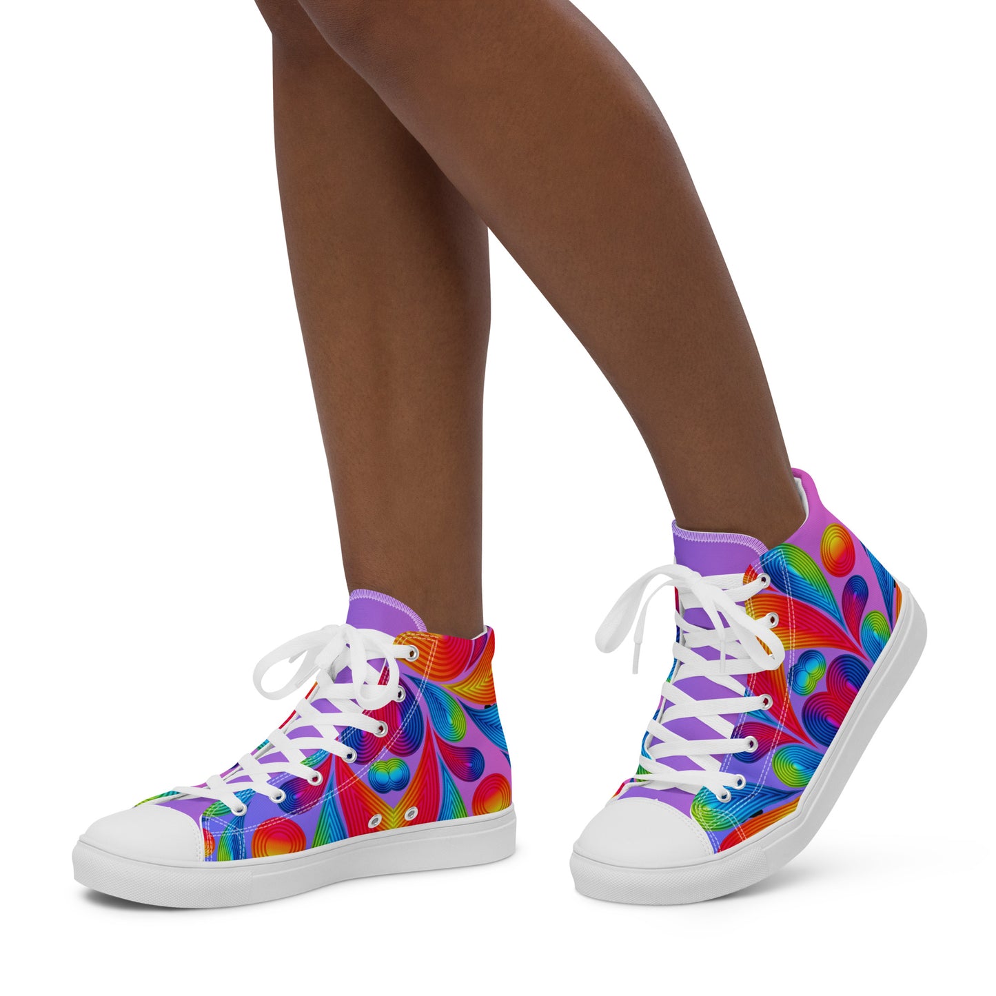 Color Me Women’s high top canvas shoes