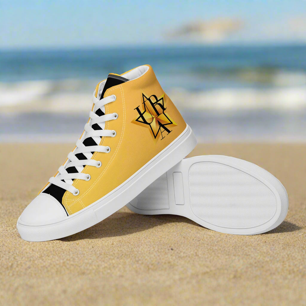 U R A Star Women’s high top canvas shoes