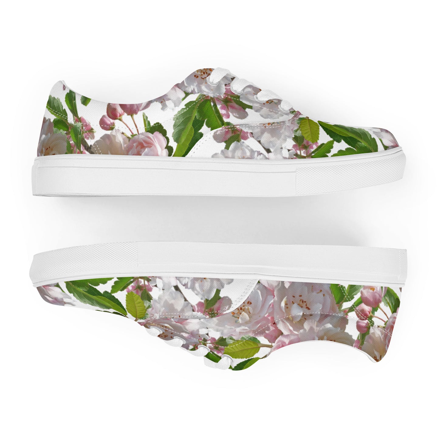 Magic Flowers Women’s lace-up canvas shoes