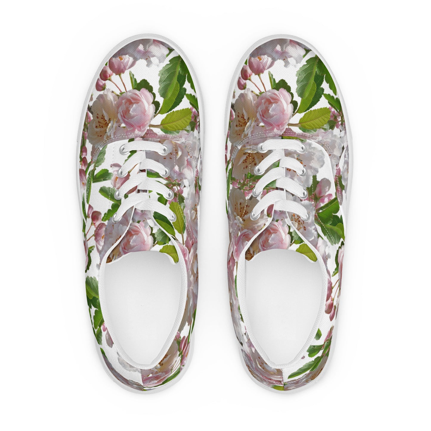 Magic Flowers Women’s lace-up canvas shoes