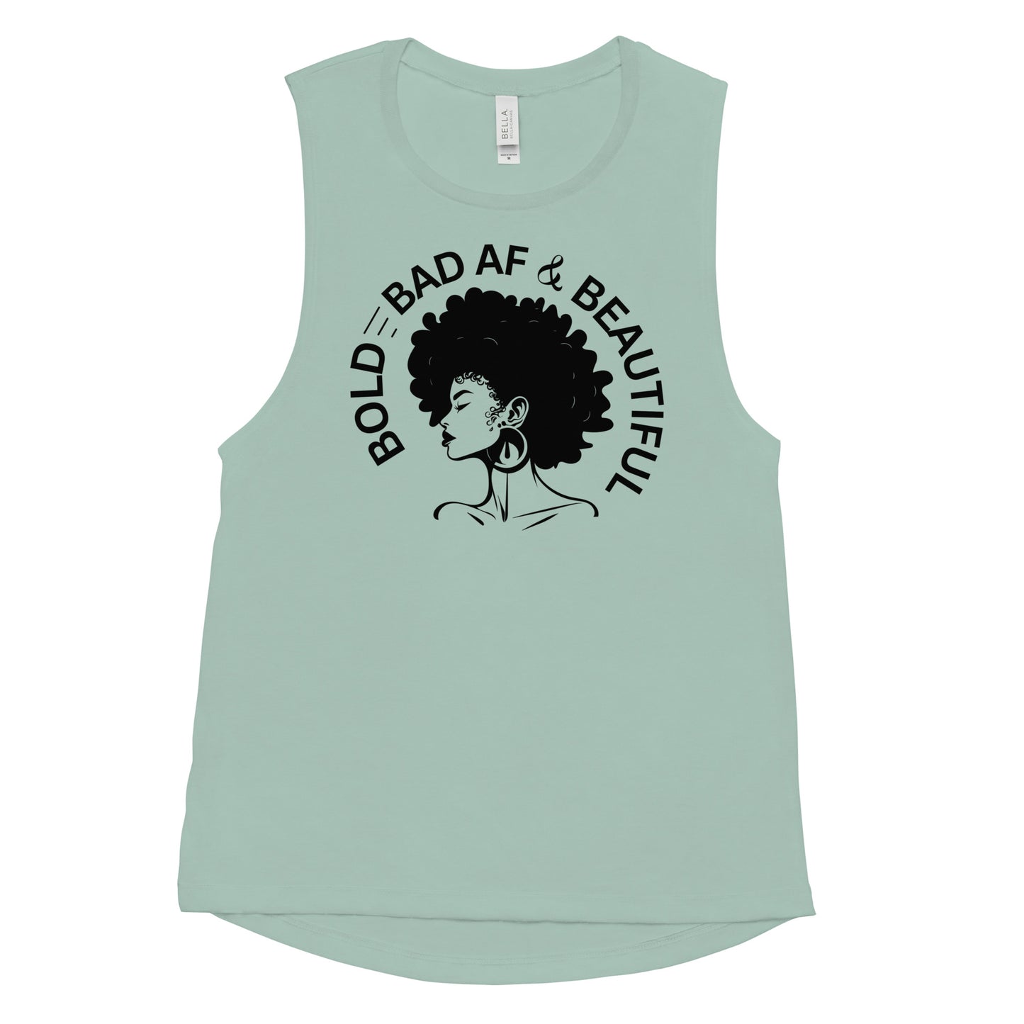 Bold, Bad AF & Beautiful Ladies’ Muscle Tank