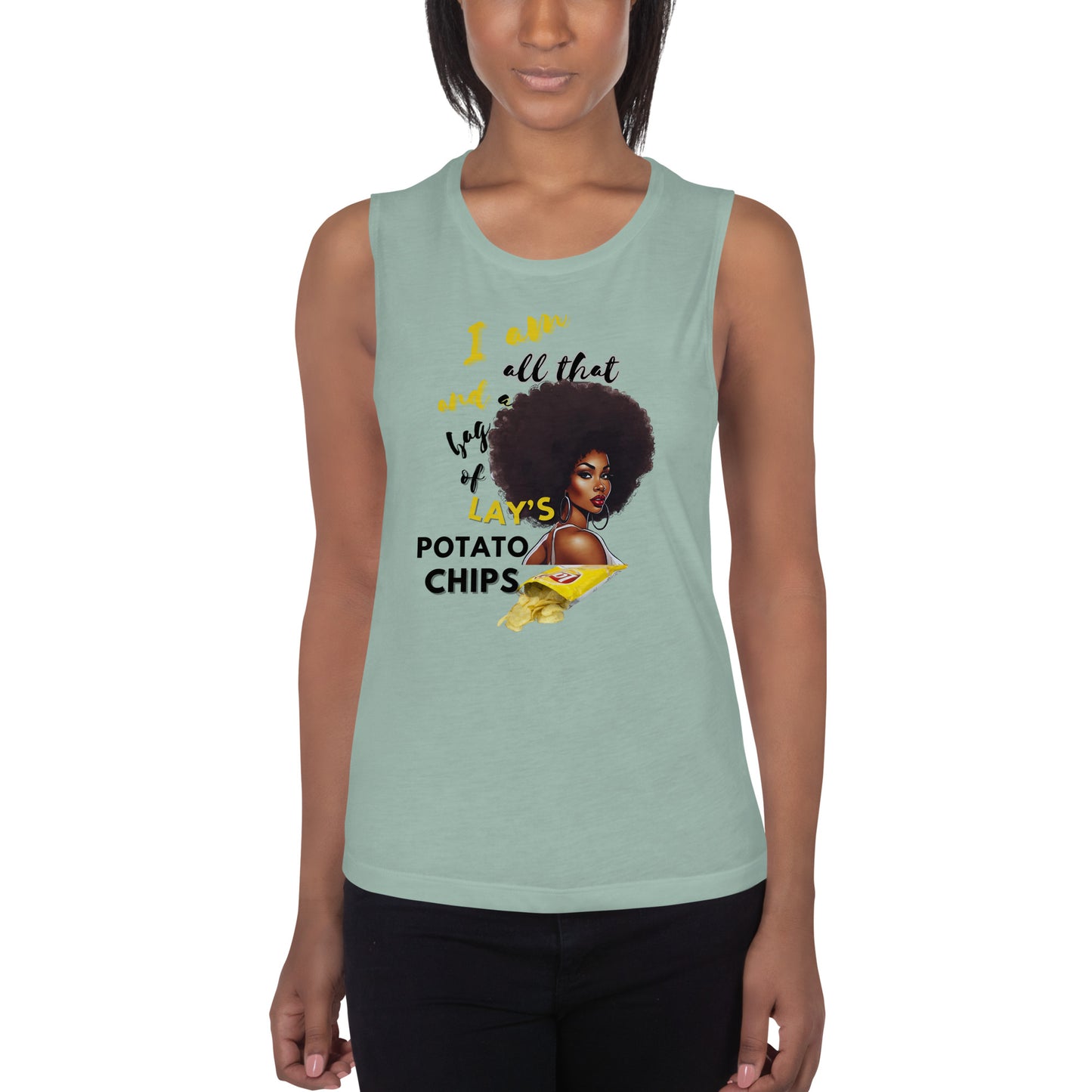I Am All That Ladies’ Muscle Tank
