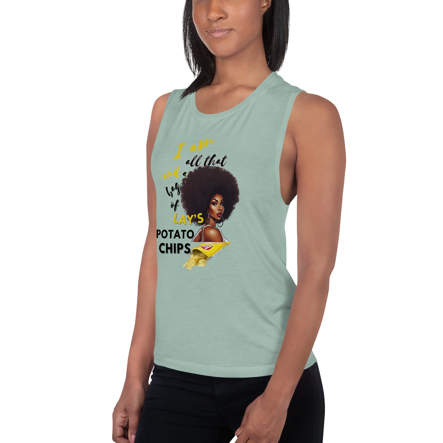 I Am All That Ladies’ Muscle Tank