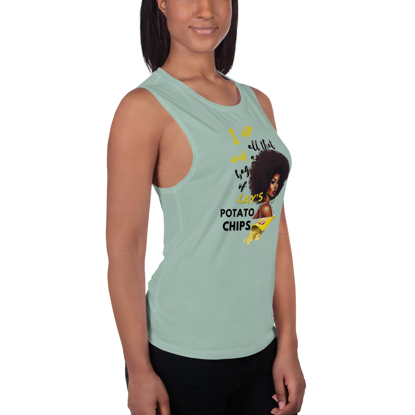 I Am All That Ladies’ Muscle Tank