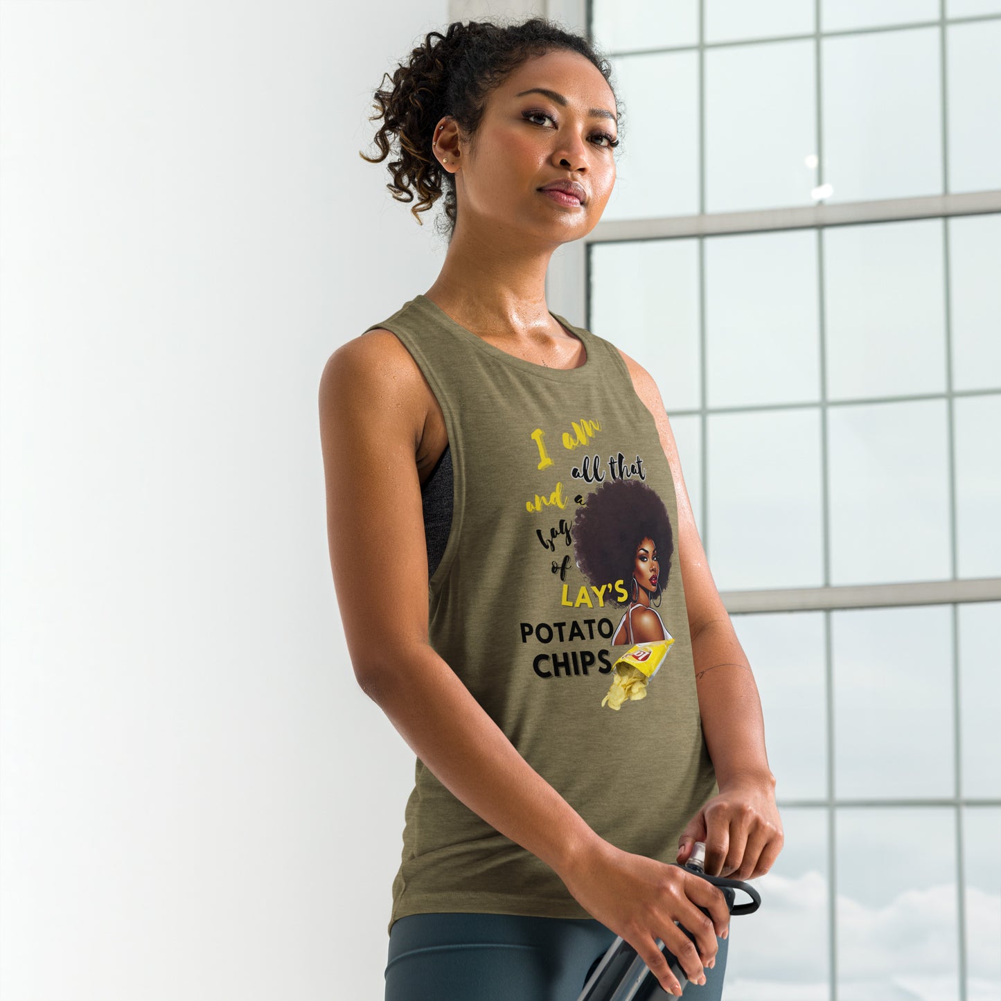 I Am All That Ladies’ Muscle Tank