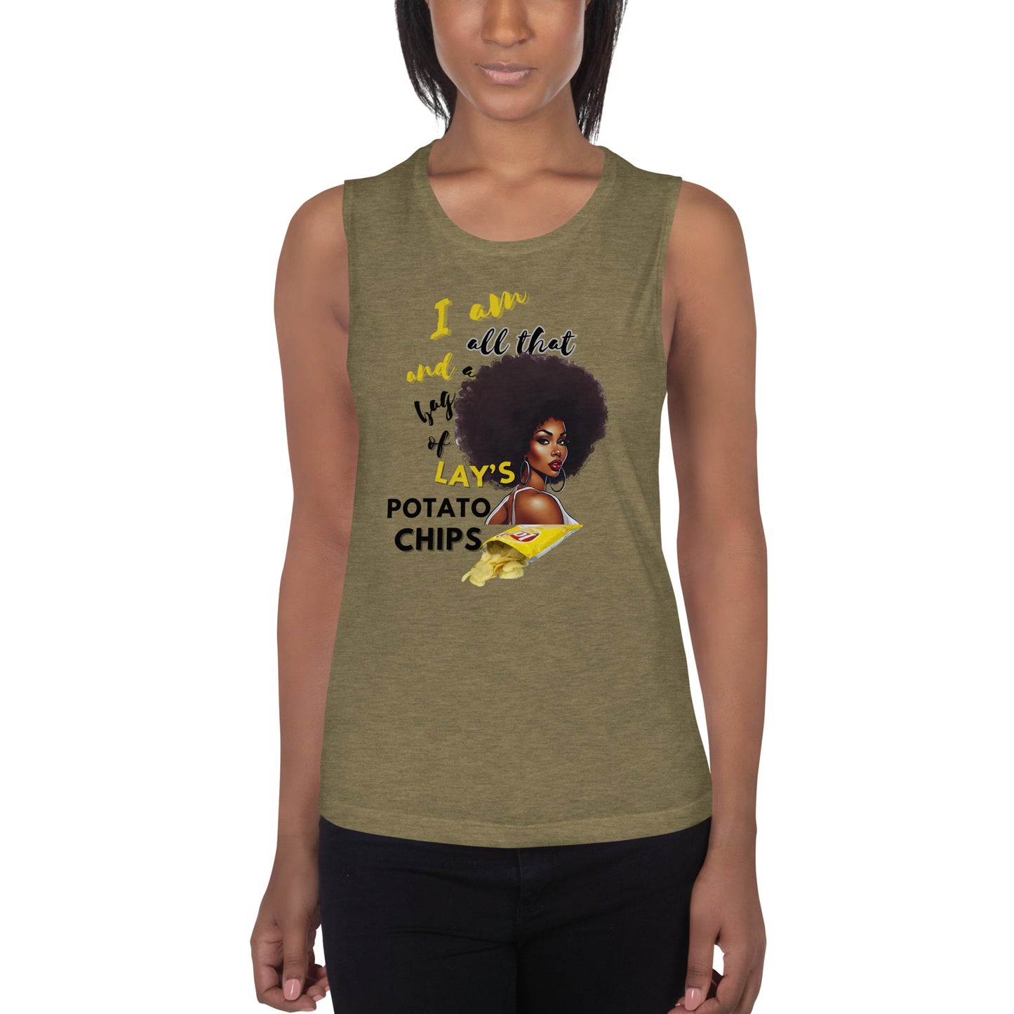 I Am All That Ladies’ Muscle Tank