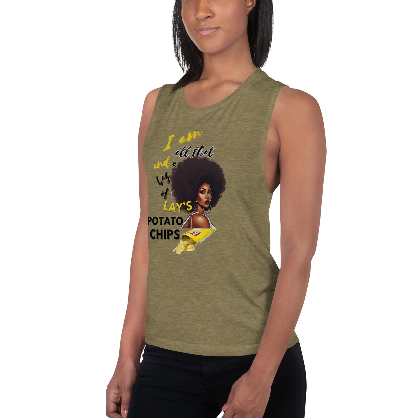 I Am All That Ladies’ Muscle Tank