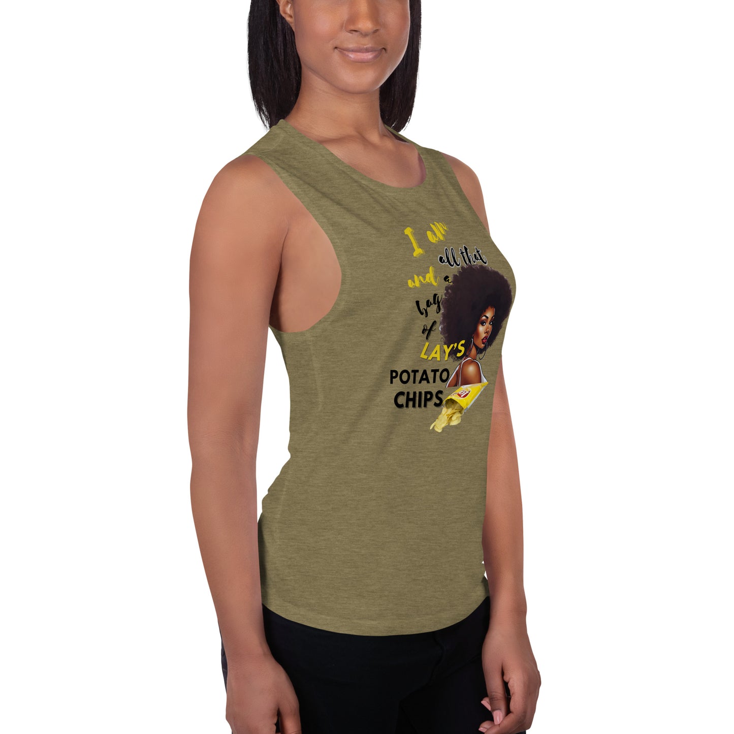 I Am All That Ladies’ Muscle Tank