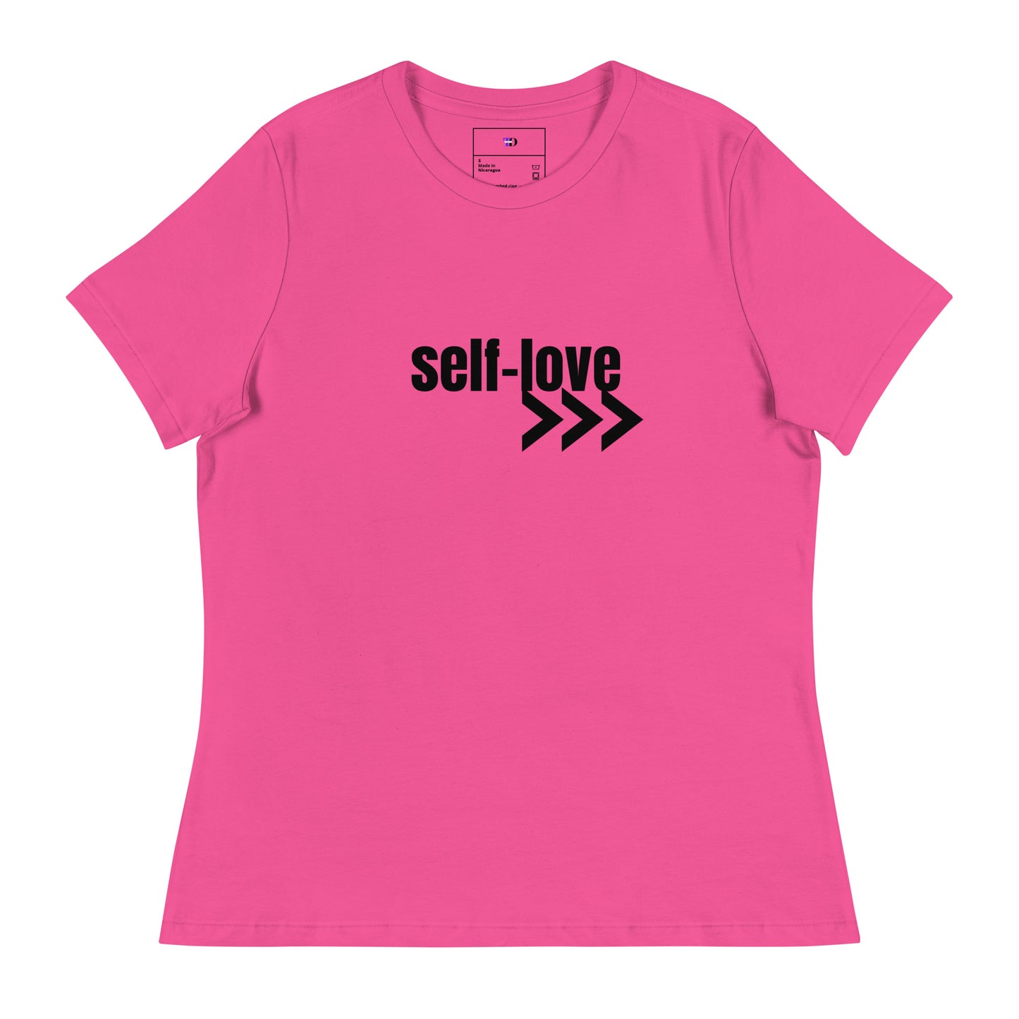 Self-Love Women's Relaxed T-Shirt Front and Back Design