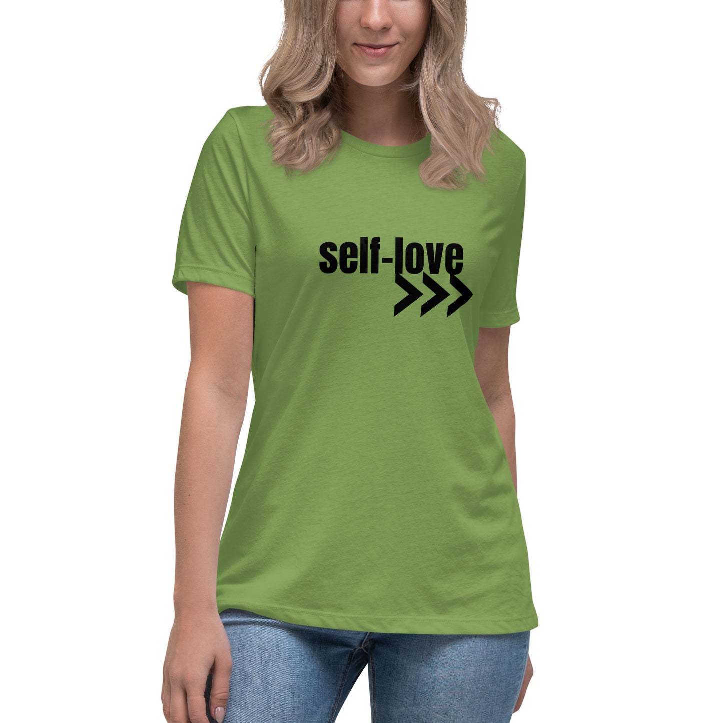 Self-Love Women's Relaxed T-Shirt Front and Back Design