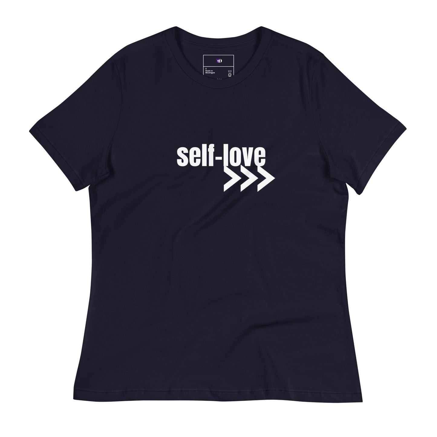 Self-Love Women's Relaxed T-Shirt Front and Back Design (3 Colors)