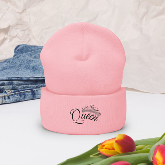 Queen Cuffed Beanie