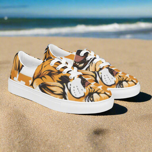 King Men’s lace-up canvas shoes
