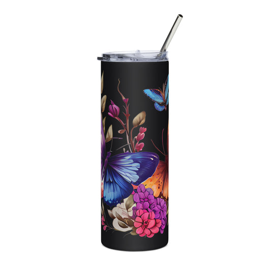 Butterfly Stainless steel tumbler