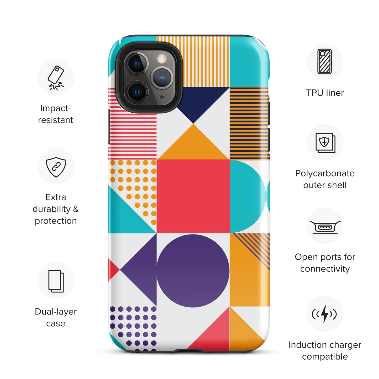 Color Cascade Tough Case for iPhone®