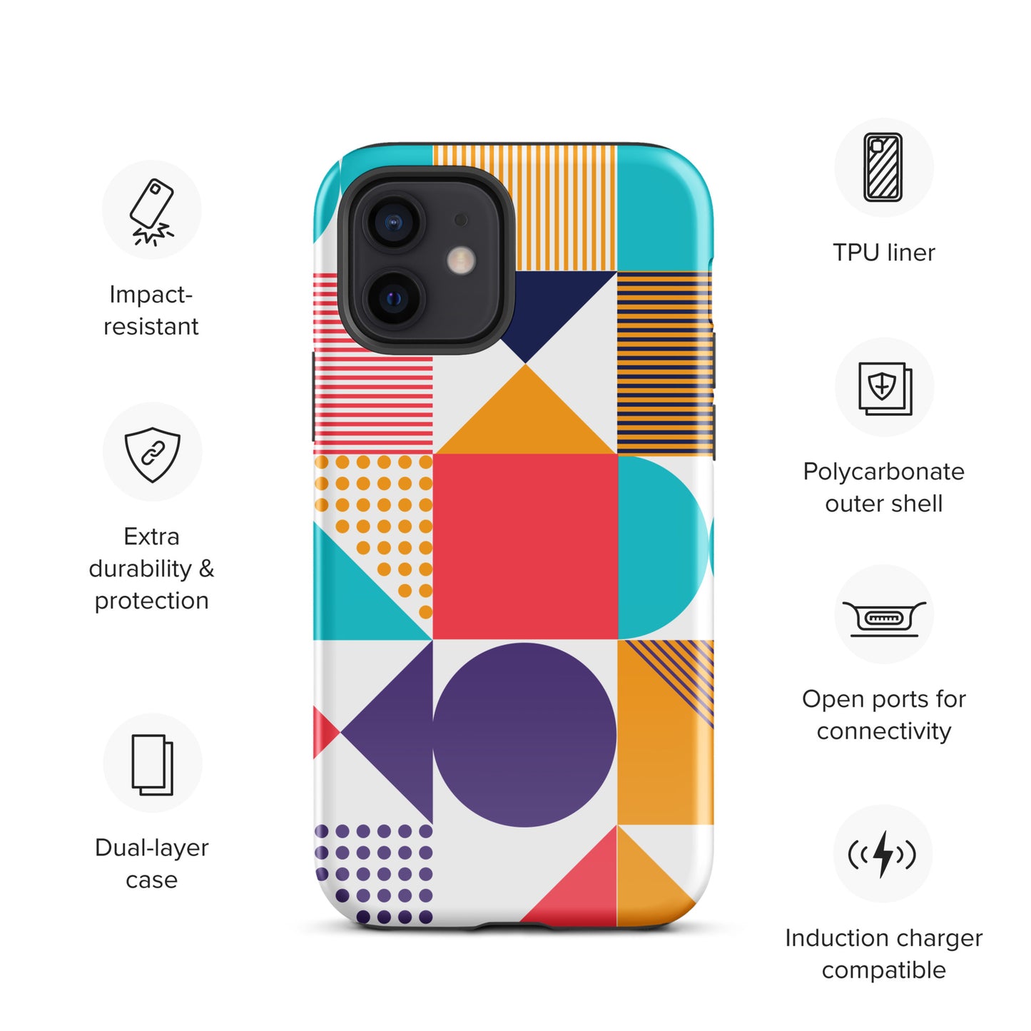Color Cascade Tough Case for iPhone®