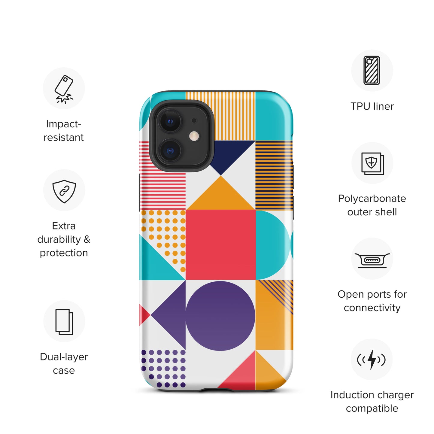 Color Cascade Tough Case for iPhone®