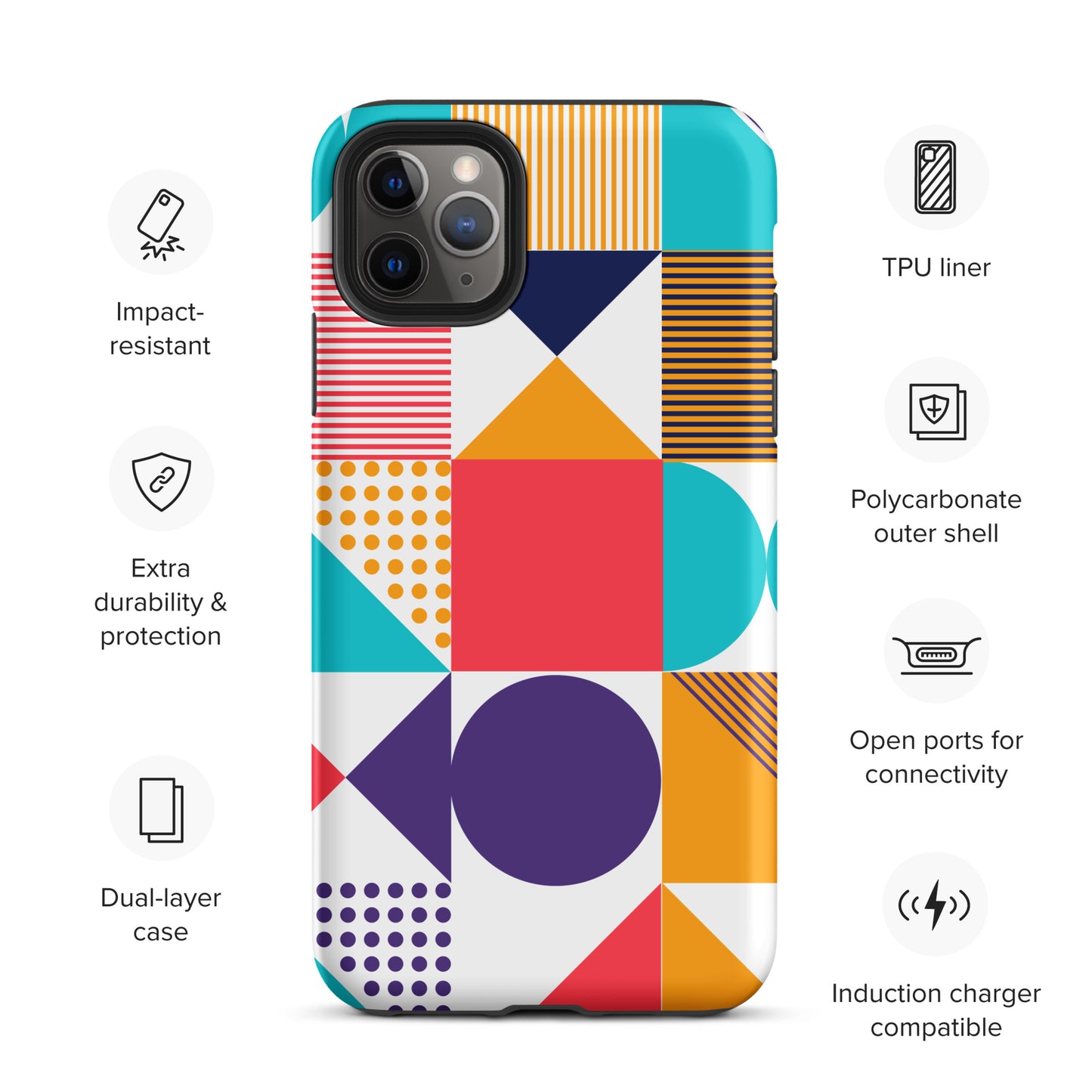 Color Cascade Tough Case for iPhone®