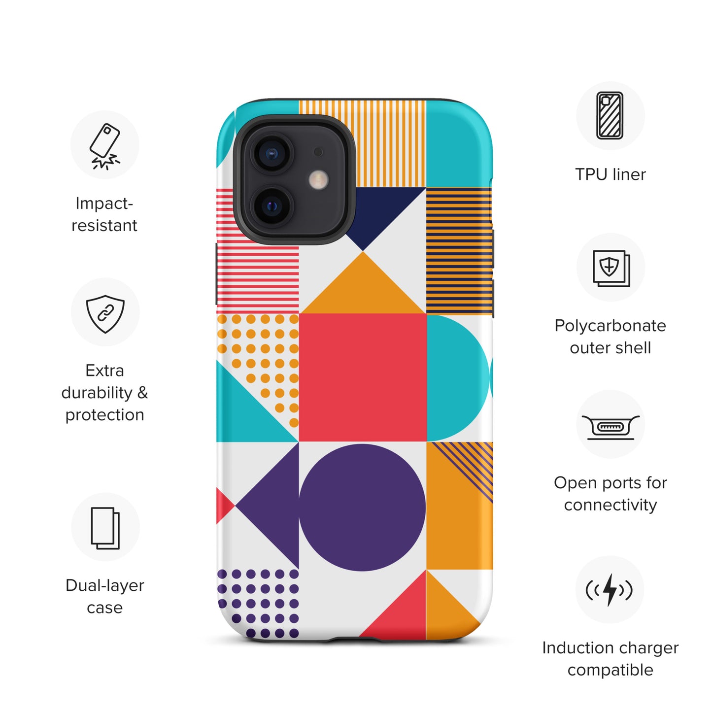 Color Cascade Tough Case for iPhone®
