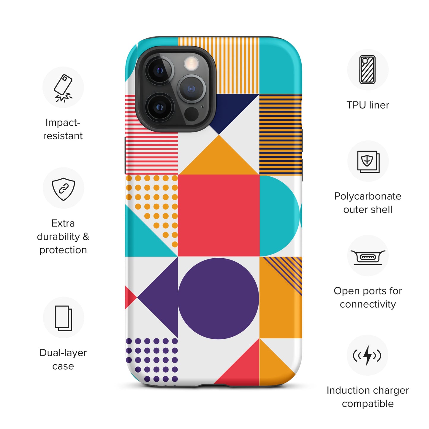 Color Cascade Tough Case for iPhone®
