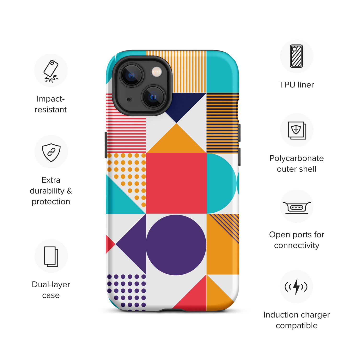 Color Cascade Tough Case for iPhone®