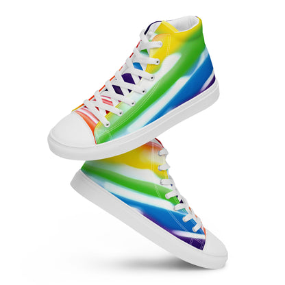 Multicolor Women’s high top canvas shoes