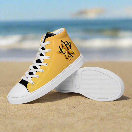 U R A Star Women’s high top canvas shoes