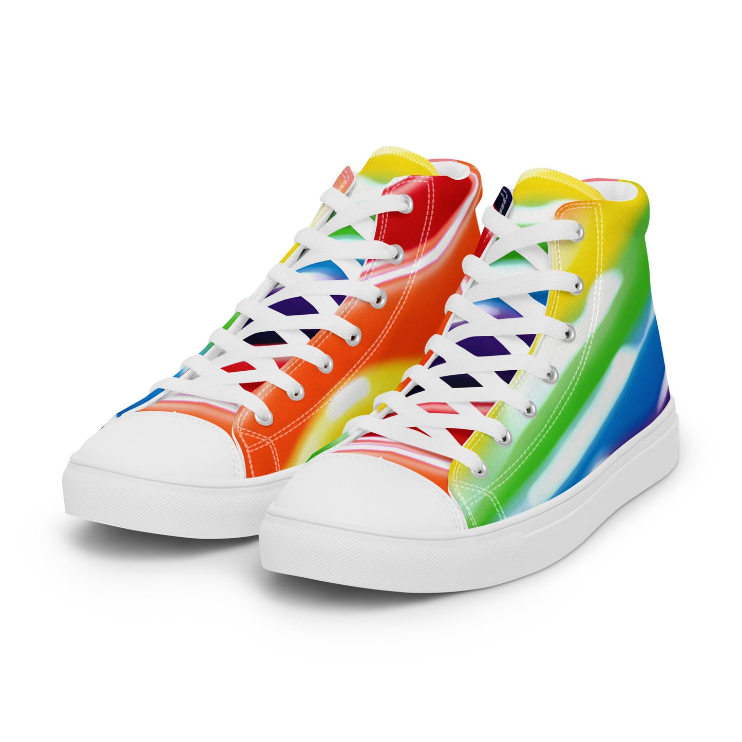 Multicolor Women’s high top canvas shoes