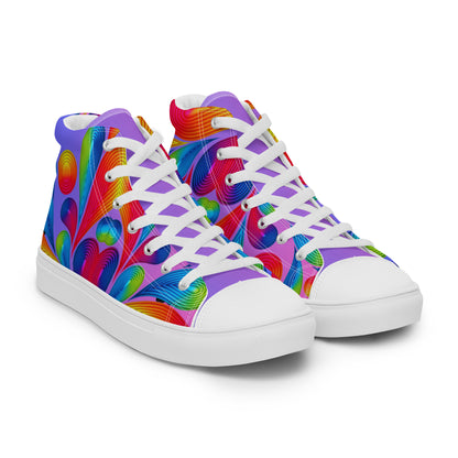 Color Me Women’s high top canvas shoes